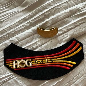 2017 Harley Davidson patch and pin